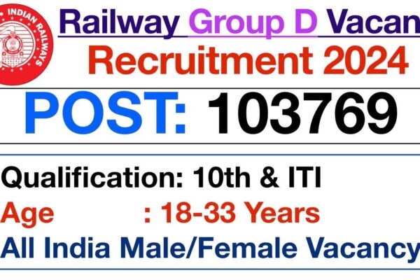 RRB Group D Recruitment 2024 : रेलवे में ग्रुप डी पदों पर निकली भर्ती, 10वीं पास करेंगे आवेदन
