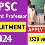 BPSC Assistant Professor Recruitment 2024 Notification Out for 1339 Vacancies : बिहार में असिस्टेंट प्रोफेसर के 1339 पदों पर निकली भर्ती